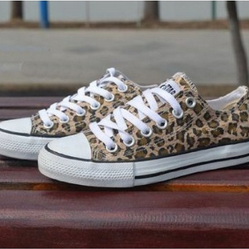 Leopard Canvas Shoes