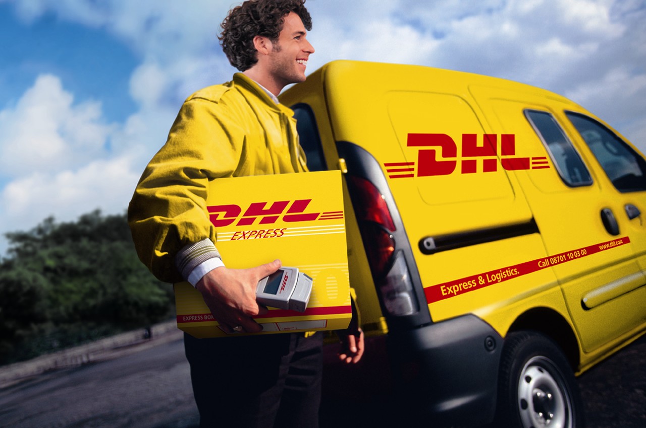 DHL Black And Yellow Max Soul Shoes For Men And Women