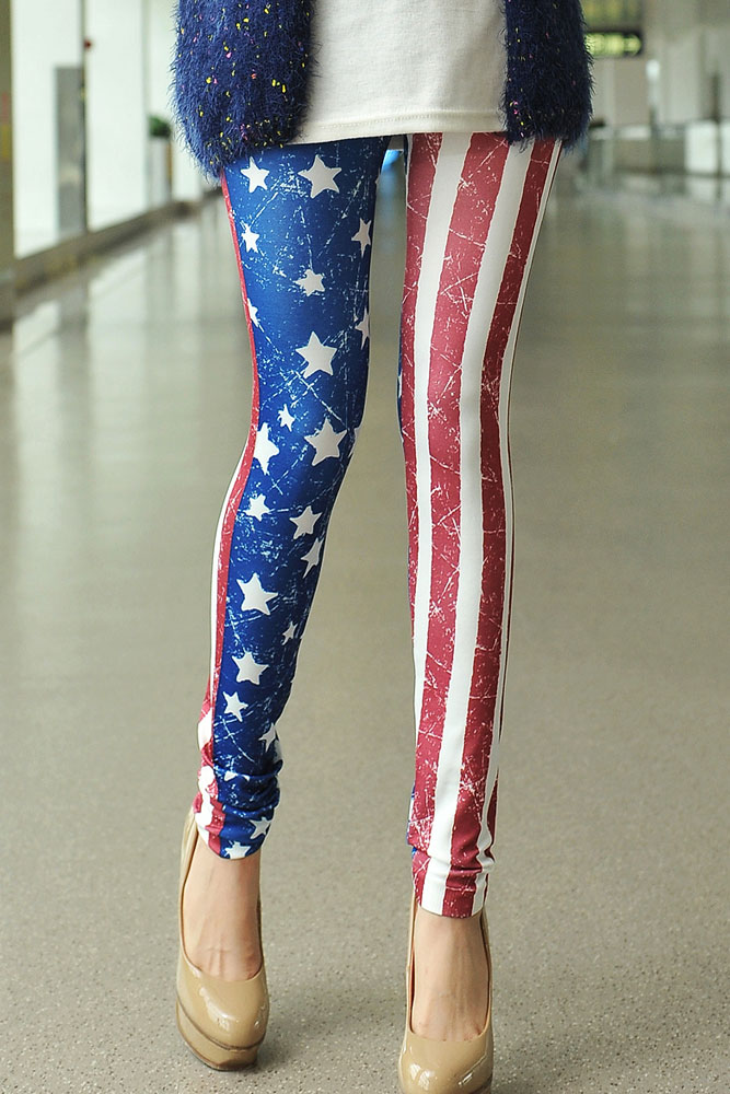 American Flag Fashion Leggings on Luulla